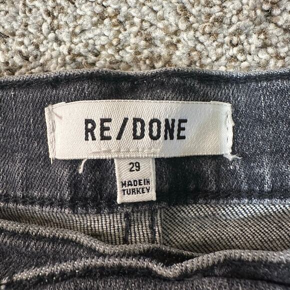 RE/DONE Women's Originals 70's Stove Pipe Size 29 In Stoned Noir - Picture 6 of 12
